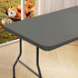 homing Rectangle Table Cloth Cover 4 Foot Grey Elastic Fitted Tablecloth