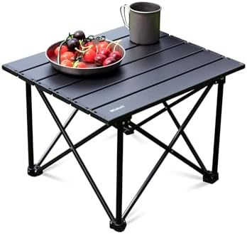 WildCall Ultralight Camping Table, Compact Aluminum Folding Beach Table