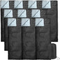 Bulk 10 Pack Envelope Sleeping Bags, 4 Seasons Warm or Cold Lightweight Indoor Outdoor Sleeping Bags for Adults, Backpacking, Camping