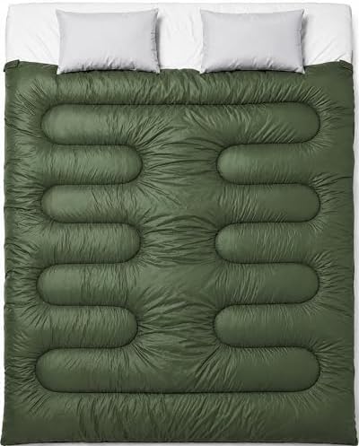 MalloMe Sleeping Bags for Adults Cold Weather & Warm - Backpacking Camping Sleeping Bag for Kids 10-12, Girls, Boys - Lightweight Compact Camping Essentials Gear Accessories Hiking Sleep Must Haves