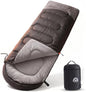 Sleeping Bags for Adults & Kids for Camping Hiking Trips Warm Cool Weather, Lightweight and Waterproof with Compression Bag, 3-4 Season Indoors Outdoors Activities