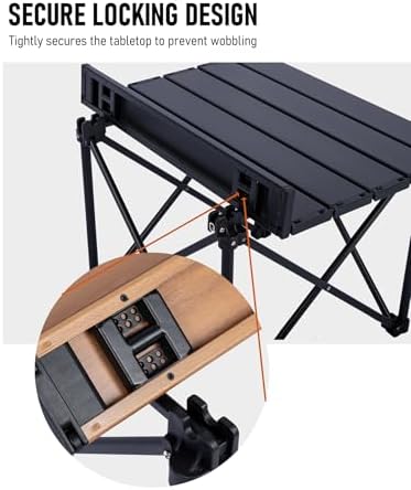 WildCall Ultralight Camping Table, Compact Aluminum Folding Beach Table