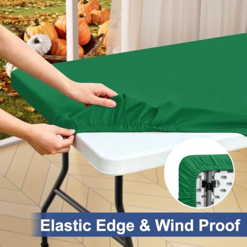 homing Rectangle Table Cloth Cover 6 Foot Elastic Fitted Tablecloth