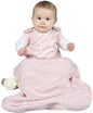 Woolino Merino Wool & Organic Cotton Baby Sleep Sack 2-24 Months – Ultimate 4-Season Baby Sleeping Bag, Universal Size Wearable Blanket, 2-Way Zipper & Adjustable Fit, Year-Round Use - Rose