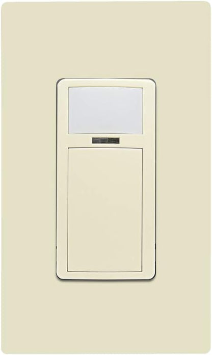 Leviton Wallbox Occupancy Sensor/Vacancy Sensor with Nightlight, Ivory