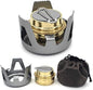 Portable Outdoor Mini Alcohol Stove Burner Ultralight Camping Cookware Set for Outdoor Camping, Hiking, Backpacking, Picnic