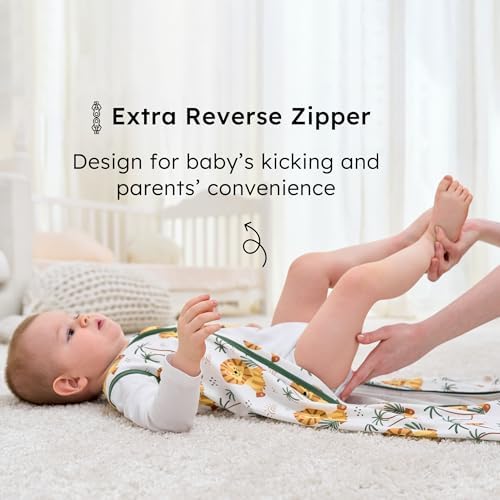 Baby Sleep Sack 6-12 Months 0.5 Tog Soft Sleeping Bag 100% Cotton