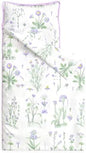 Wake In Cloud - Toddler Nap Mat with Pillow and Blanket, 100% Cotton Fabric, for Kids Girls Ages 3 Plus in Daycare Kindergarten Preschool, Sleeping Bag, Botanical Flowers