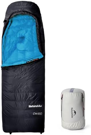 Naturehike 0 Degree Ultralight Down Sleeping Bag for Adults, 650 Fill Power, Backpacking Cold Weather Sleeping Bag with RDS Down, -2℉ / 18℉ Sleeping Bags for Camping, Hiking