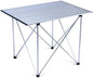 iClimb Ultralight Compact Camping Folding Table (Reinforced Silver - XL)