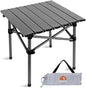 Opliy Portable Folding Camping Table for 2-4 Persons Aluminum Collapsible Table Lightweight with Carry Bag for Camping, Hiking, Picnics, BBQ, Beach Trips & Tailgating