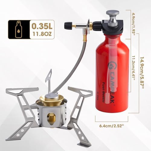 Multi Fuel Stove Burner with SILENT CAP for Outdoor Camping Hiking