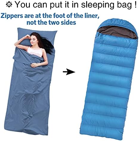 Sleeping Bag Liner All-Season Travel Sleep Sack for Adults