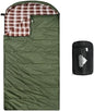 Cotton Flannel Sleeping Bag for Adults, Lightweight Sleeping Bag