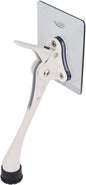 One-Touch Doorstop Adhesive Bracket (White, 6inch x 1pack)