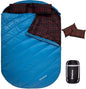 KingCamp Double Sleeping Bag for Adults, Queen Size 2 Person Sleeping Bag