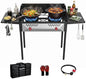 BESTFIRE 2 Burner Propane Gas Stove 150k BTU High Pressure Outdoor Cooker
