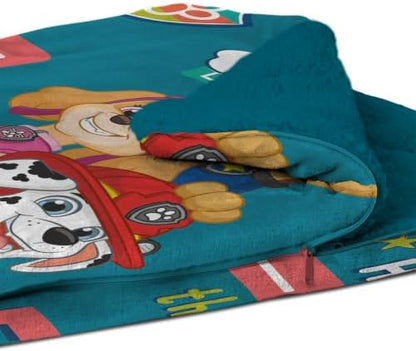 Silk Touch Sherpa Slumber Bag for Boys and Girls, Sleeping Bag with Zipper, Sleepover Set, 27 x 56 inches