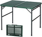 VILLEY 3ft Folding Camping Table, Aluminum Grill Table with Adjustable Legs