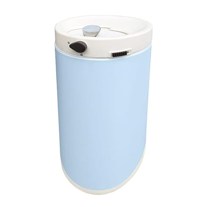 Diaper Pail, Airtight Odor Control Baby Diaper Bin with Childproof Lock, Stainless Steel Garbage Pail with lid, 15 Liter/ 4 Gallon Compact Nursery Trash Can with Removal Inner Liner, Blue