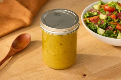 Ball Wide Mouth Glass Mason Jars with Lids and Bands, Used for Canning, Pickling, Juice, Jam, Jelly, Pint Size 16 Ounce (Pack of 6)