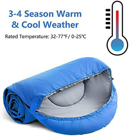 Sleeping Bags for Adults,Kids & Girls,Waterproof,Camping,Hiking