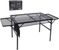 Nice C Metal Folding Grill Table, Camping Tailgate Grill Station