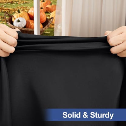 homing Rectangle Table Cloth Cover 4 Foot Black Elastic Fitted Tablecloth