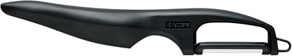 Kyocera Advanced Ceramic Vertical Double Edge Blade Peeler, Black