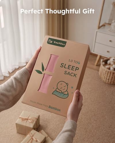 Yoofoss Baby Sleep Sack 24-36 Months Rayon Made from Bamboo 1.0 Tog