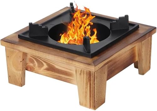 Alcohol Stove，Wood Stove，Wood Burner，Japanese Portable Stove, Suitable for Outdoor Picnicking, Making Soup, Hotpot, Grilling Meat, Boiling Water