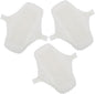 Yardwe 3Pcs Reusable Cotton Menstrual Pads Lace Edge Breathable Washable Sanitary Towels for Women with Button Snap to Prevent Leakage Soft and Thin Period Pads