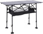 ALPHA CAMP Adjustable Camping Table with Storage for Grill Travel Picnic