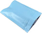 FERENLI 100Pcs Zipper Lock Self Seal Flat Pouch for Zip Aluminum Foil Lock Package Bag Coffee Food Storage Resealable Mylar Bags Heat Sealable Candy Reclosable Bags (7x10cm (2.8x3.9 inch), Blue)
