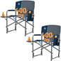 TIMBER RIDGE Aluminum Oversized Camping Chair, Support 400lbs