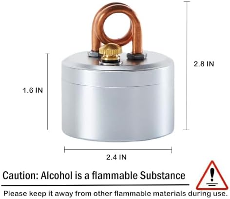 Mini Alcohol Camping Stove with Stand 50ML