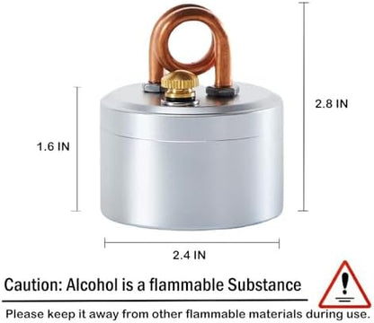 Mini Alcohol Camping Stove with Stand 50ML