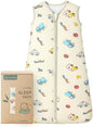 Yoofoss Baby Sleep Sack 0-6 Months Rayon Made from Bamboo 1.0 Tog