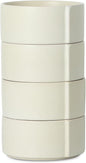 Stone Lain Bao 4-Piece Bowl Set Stoneware, Beige