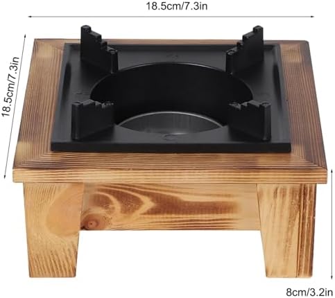 Alcohol Stove，Wood Stove，Wood Burner，Japanese Portable Stove, Suitable for Outdoor Picnicking, Making Soup, Hotpot, Grilling Meat, Boiling Water