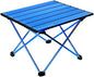 ROCK CLOUD Portable Camping Table Ultralight Aluminum Folding Beach Table Camp for Camping Hiking Backpacking Outdoor Picnic, Blue