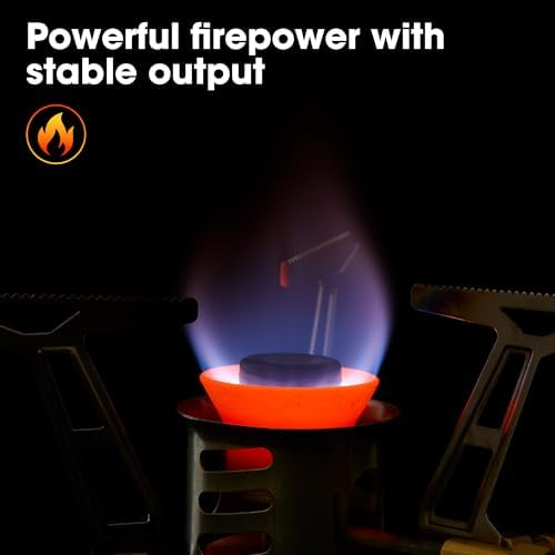 Multi Fuel Stove Burner with SILENT CAP for Outdoor Camping Hiking