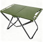 Tactical Camping Table, Collapsible Table Lightweight with Carry Bag, Durable Carbon Steel Outdoor Picnic Table for Camping, Travel expeditions, Hiking, Picnics, BBQs & Beach Trips - Green