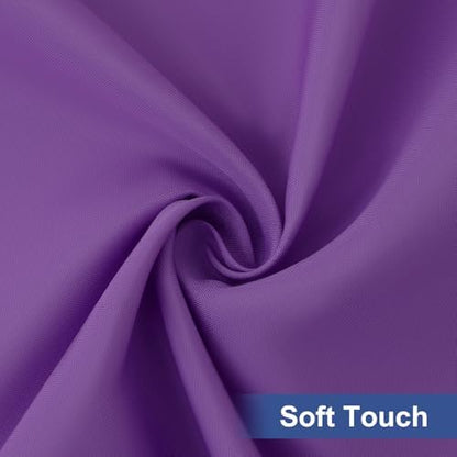homing Rectangle Table Cloth Cover 4 Foot Purple Elastic Fitted Tablecloth