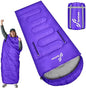 Sportneer Wearable Sleeping Bag for Adults & Kids – Walkable with Arm Zippers, Warm Weather & Cold Waterproof, Compact for Camping, Stadiums, Travel, Backpacking & Car Use
