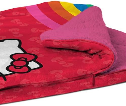 Silk Touch Sherpa Slumber Bag for Boys and Girls, Sleeping Bag with Zipper, Sleepover Set, 27 x 56 inches