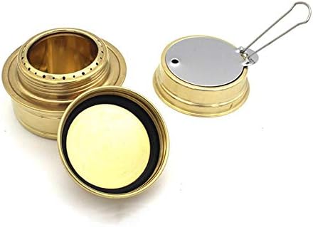 Portable Outdoor Mini Alcohol Stove Burner Ultralight Camping Cookware Set for Outdoor Camping, Hiking, Backpacking, Picnic
