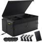 MIKKUPPA Car Trunk Organizer Set - 65L Collapsible Trunk Organizer with Lid