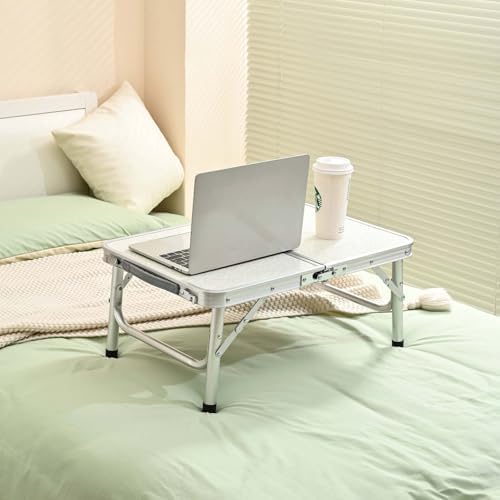 YihuiKo Folding Picnic Table, Small Camping Table with Adjustable Heights