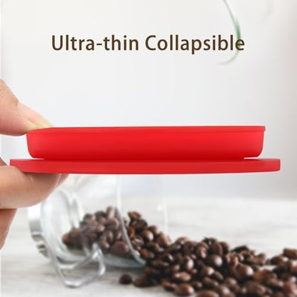 3-Packs Paperless Travel Pour Over Coffee Maker, Collapsible Travel Pour Over Coffee Dripper, Camping Coffee Maker with Reusable Filter
